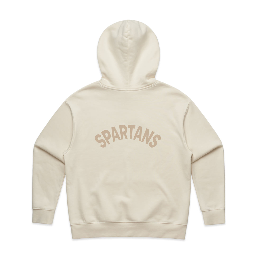 WOMENS BCSC Ecru Cream Spartans Heavy Hoodie