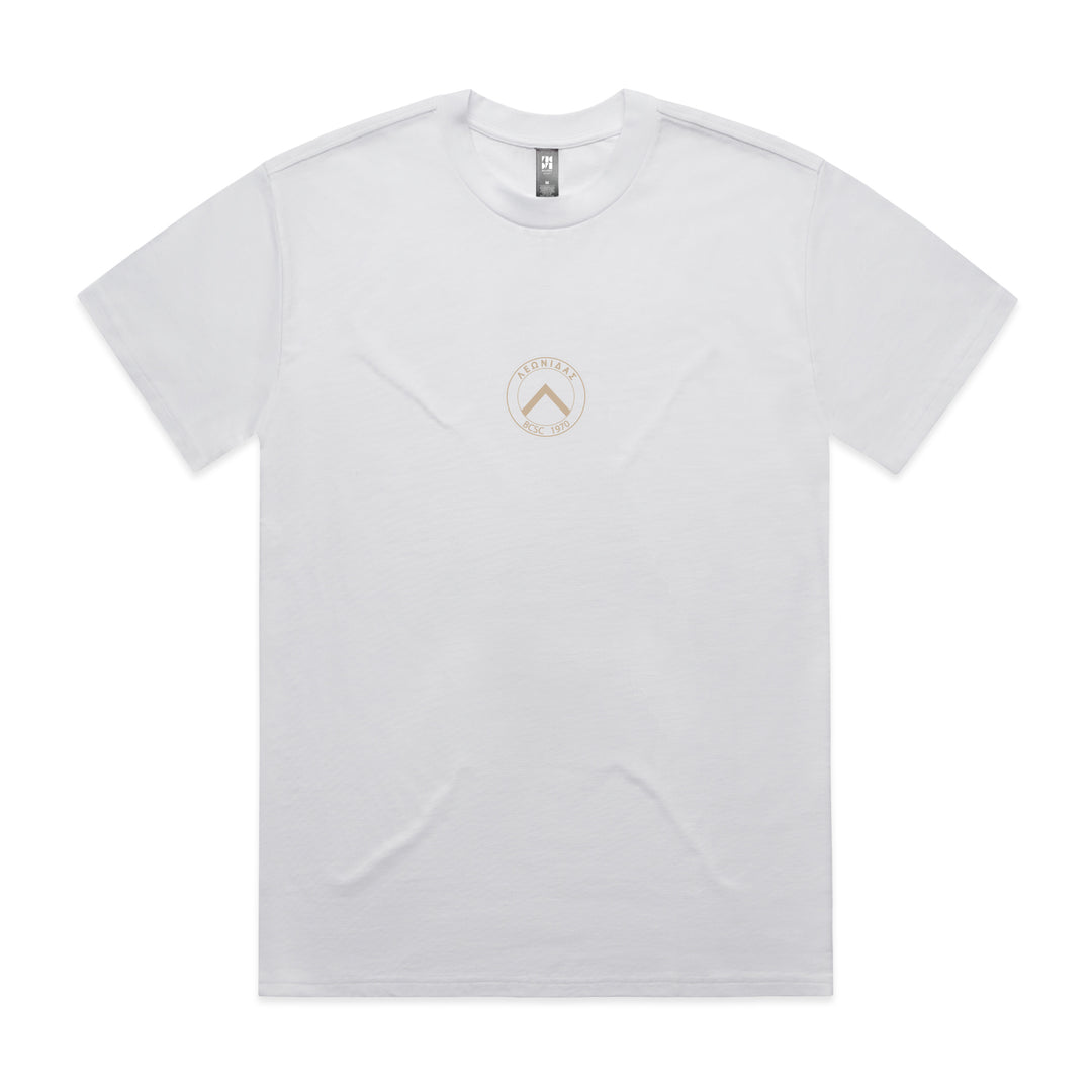 MENS BCSC White Cream Spartans Heavy Tee