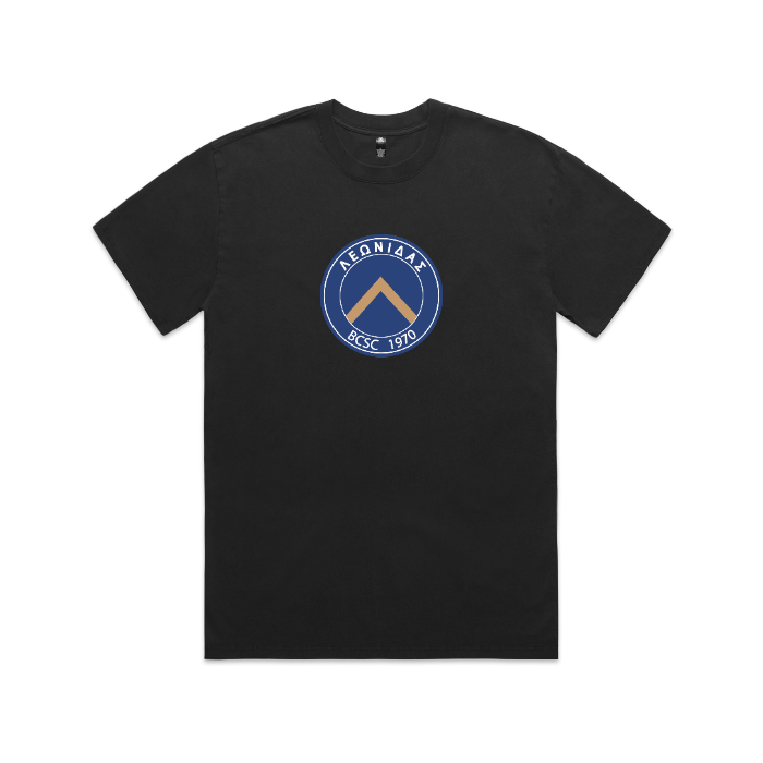 HEAVY FADED TEE - FADED BLACK
