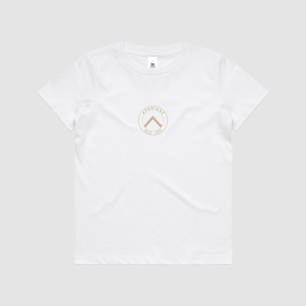 Youth Spartans Tee - White